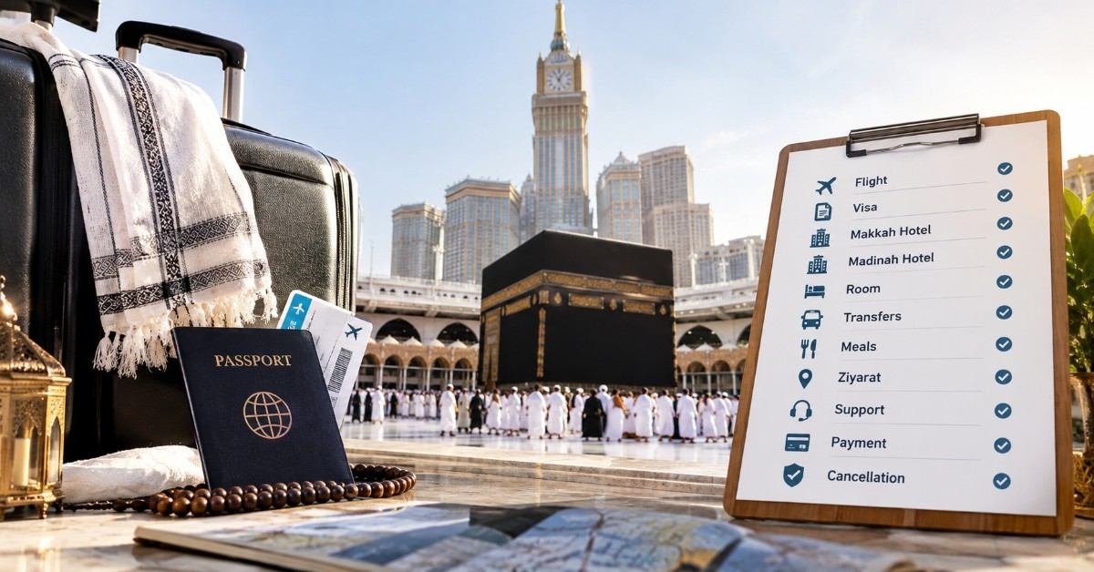 Umrah Hajj package includes 