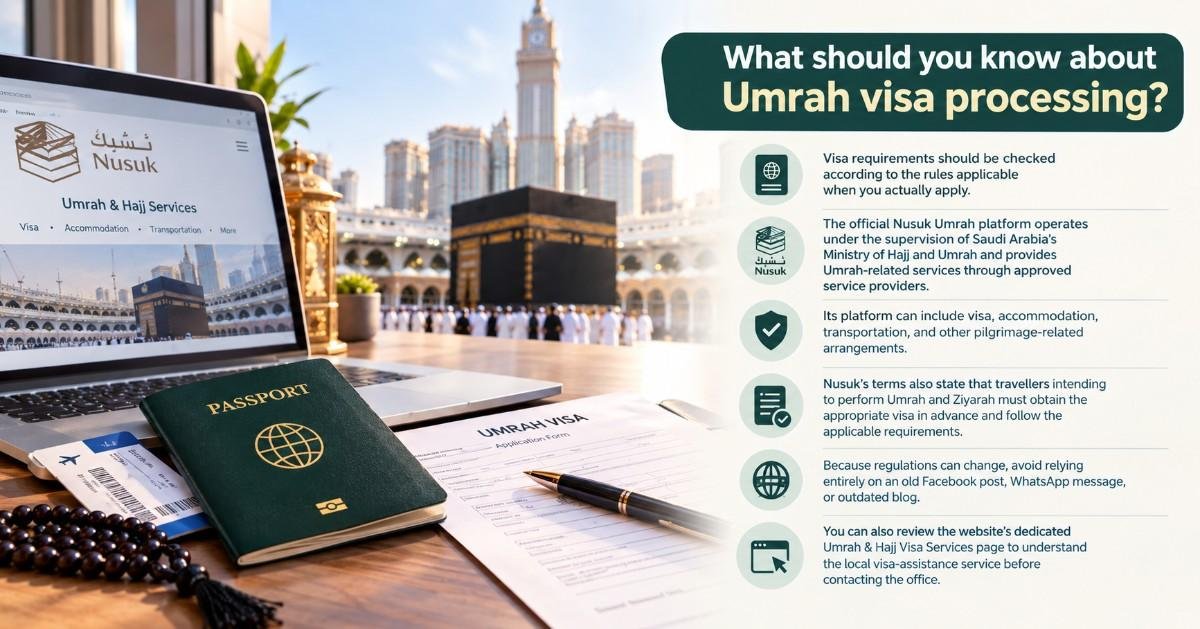 Umrah visa processing
